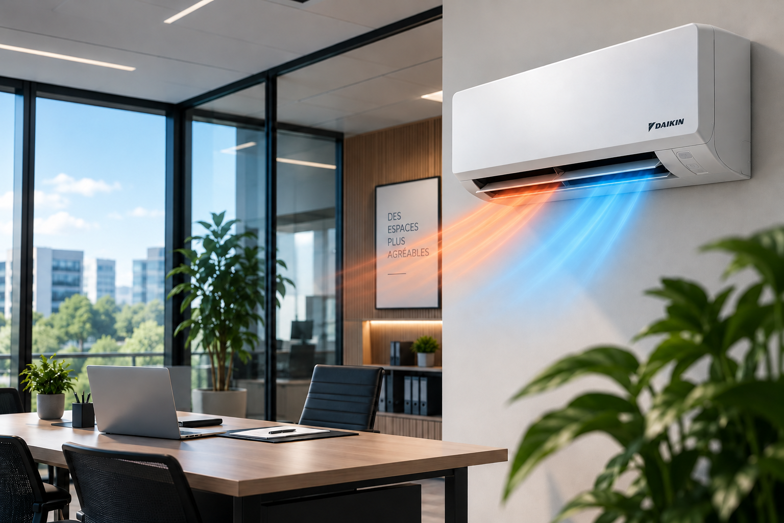 Installation de climatisation